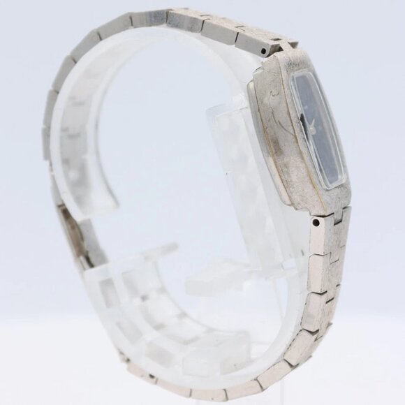 Vintage Baylor Frosted Blue Sunburst Ladies Mechanical Wristwatch ST 69-20 - Picture 2 of 5